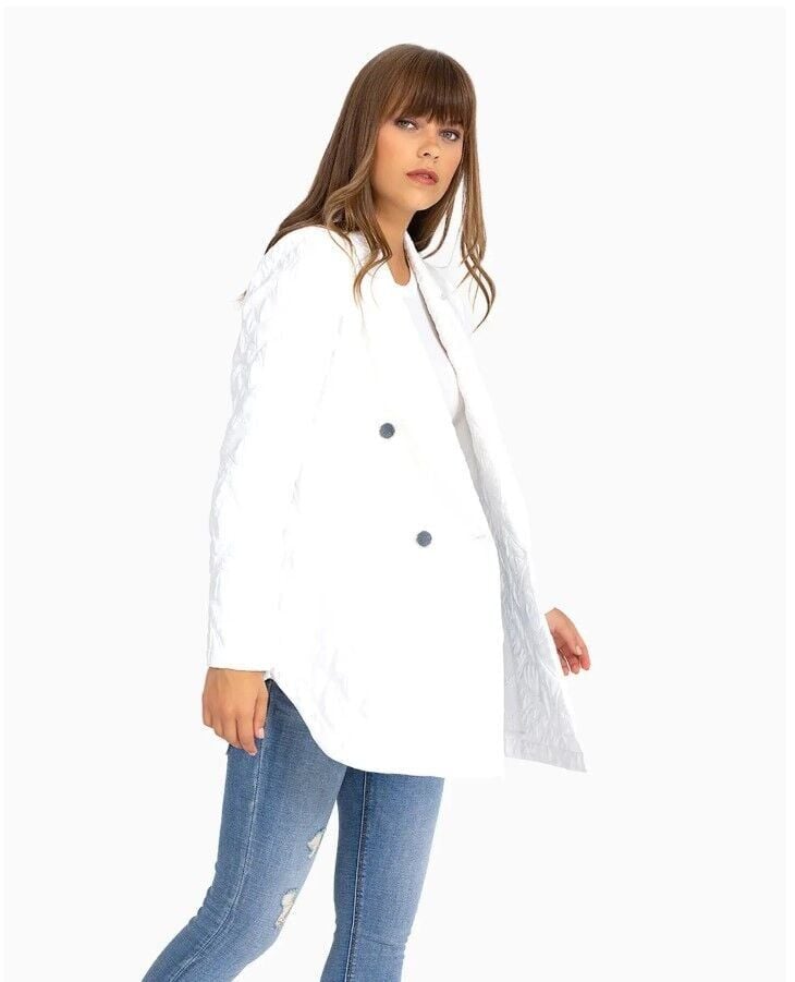 KAPİTONE KRUVAZE YAKA ASTARLI UZUN KOL GÜNLÜK CEKET QKS GÜNLÜK CEKET 221401046 #22-12#