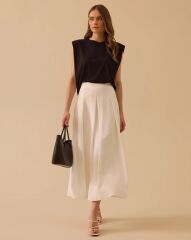 1003 PİLE DETAYLI KLOŞ ETEK #26#