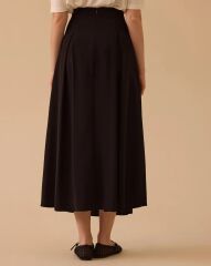 1003 PİLE DETAYLI KLOŞ ETEK #26#