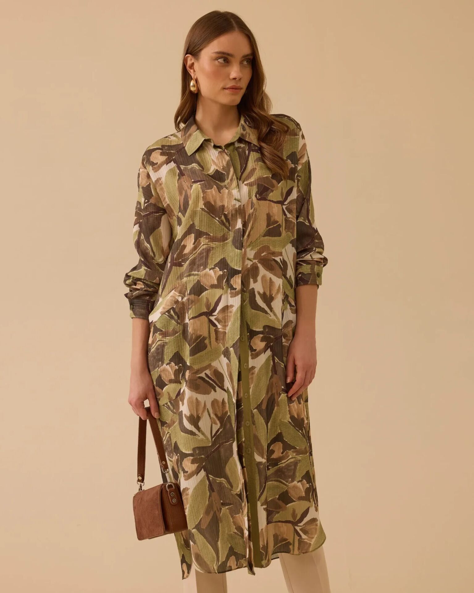 1006 OVERSİZE DESENLİ UZUN TUNİK#26#