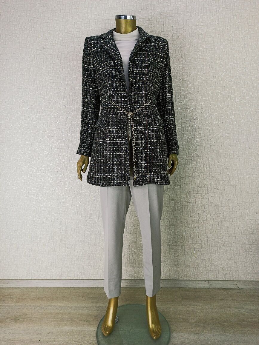 ZİNCİR DETAYLI CEKET 1965 QKS CEKET #22-12#