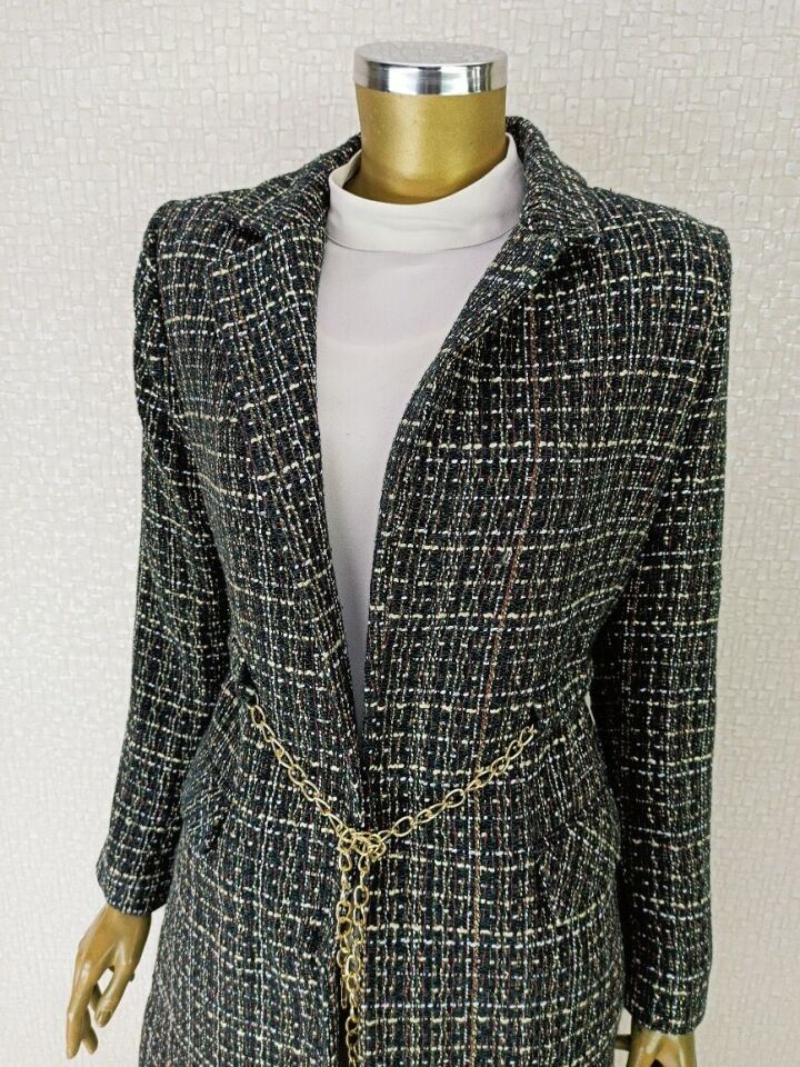 ZİNCİR DETAYLI CEKET 1965 QKS CEKET #22-12#