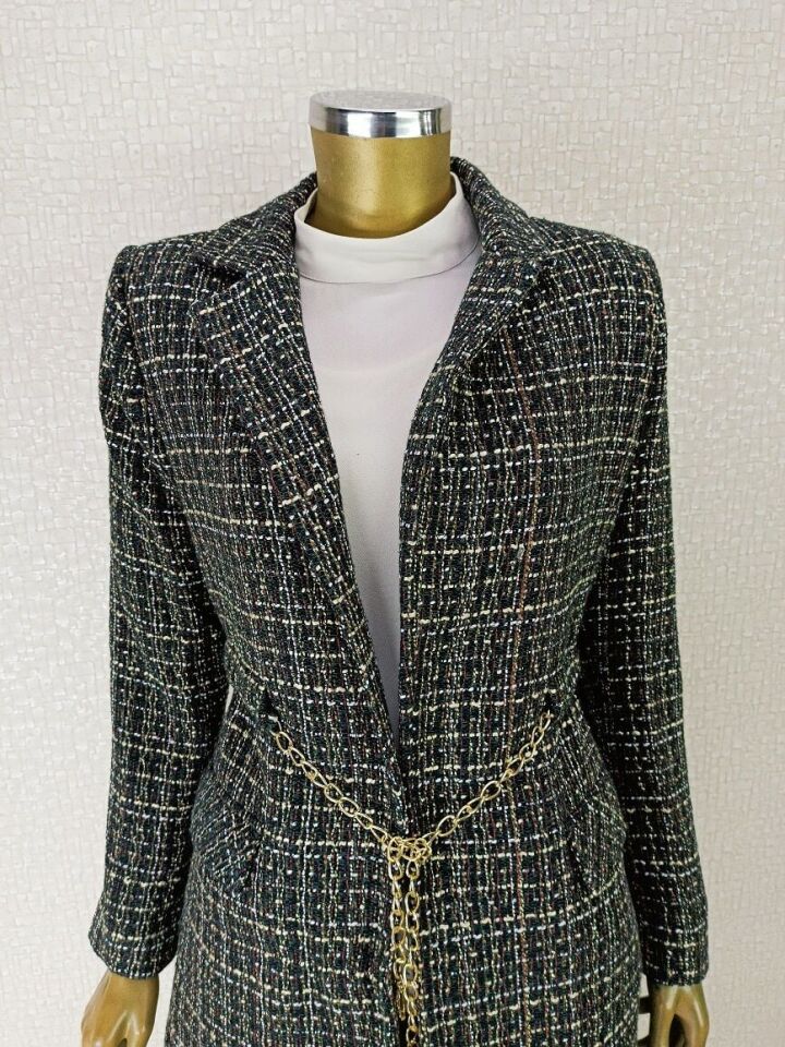 ZİNCİR DETAYLI CEKET 1965 QKS CEKET #22-12#