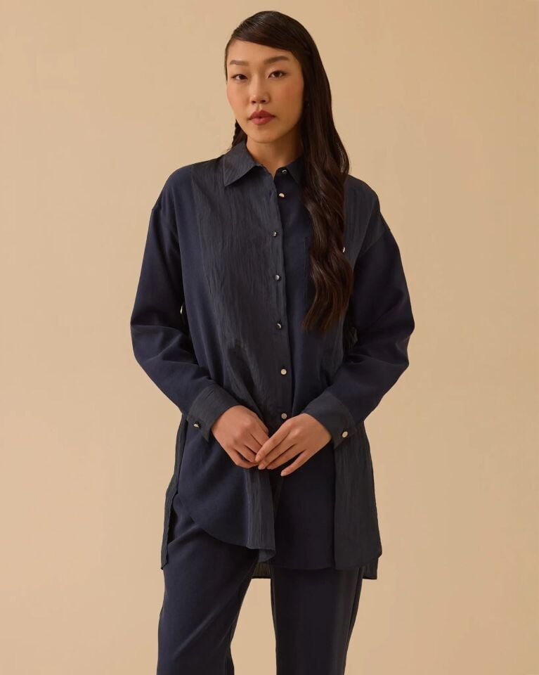 1005 ÖNDEN DÜĞMELİ TUNİK #26#