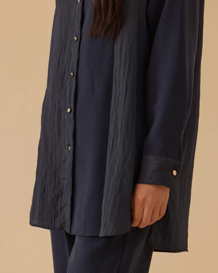 1005 ÖNDEN DÜĞMELİ TUNİK #26#