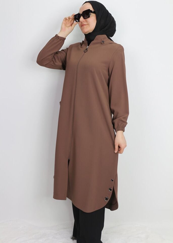 1015 KAP ÖNDEN DERMUARLI CEPBLİ CEBİ VE YANLARI RİVETLİ KAPÜŞONLU GİY ÇIK KAP QYS KAP #24-04#