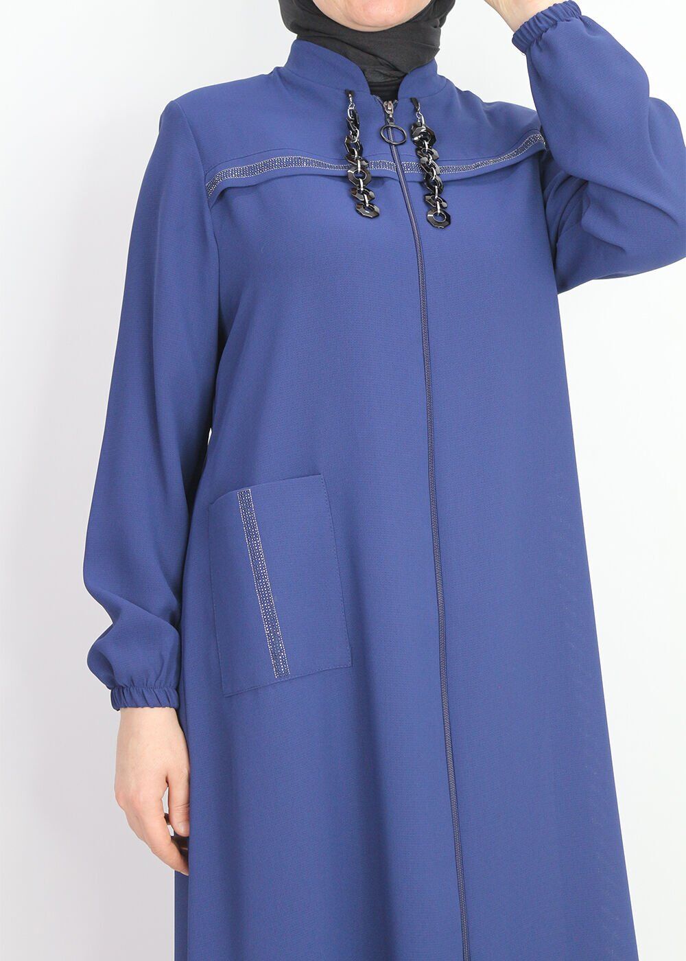 1003 ÖNDEN FERMUARLI ÖNÜ TAŞ DETAYLI KOL UCU LASATİKLİ KAP GİY ÇÇIK QYS KKAP #24-043