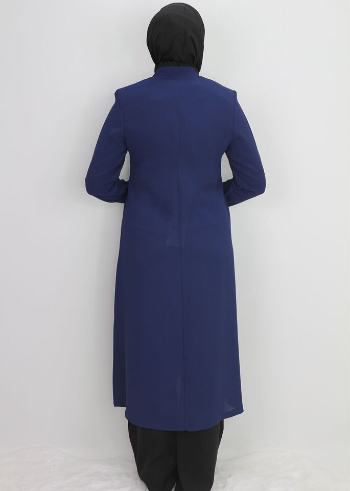 1004 ÖNDEN FERMUARLI CEPLİ KOL UCU LASTİKLİ ZİNCİER DETAYLI GİY ÇIK KAP QYS KAP 1004 #24-04#