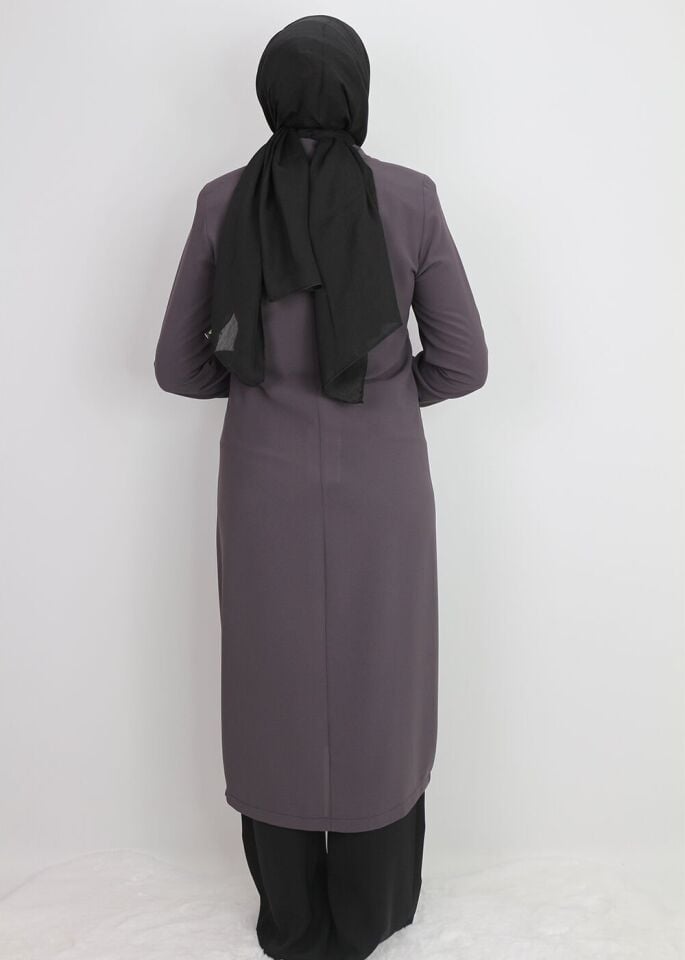 1021 ÖNDEN FERMUALRI KOL UÇLARI LASTİKLİ CEPLİ GİY ÇI KAP QYS KAP #24-04#