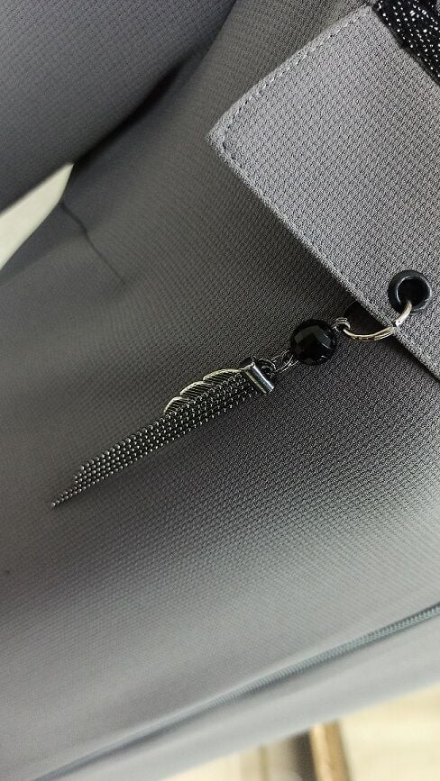 4004 CEP KAPAKLI KOLLAIR ŞERİT DETAYLI HAKİM YAKA YAKA FERACE QYS 4004 FERACE #23-01#