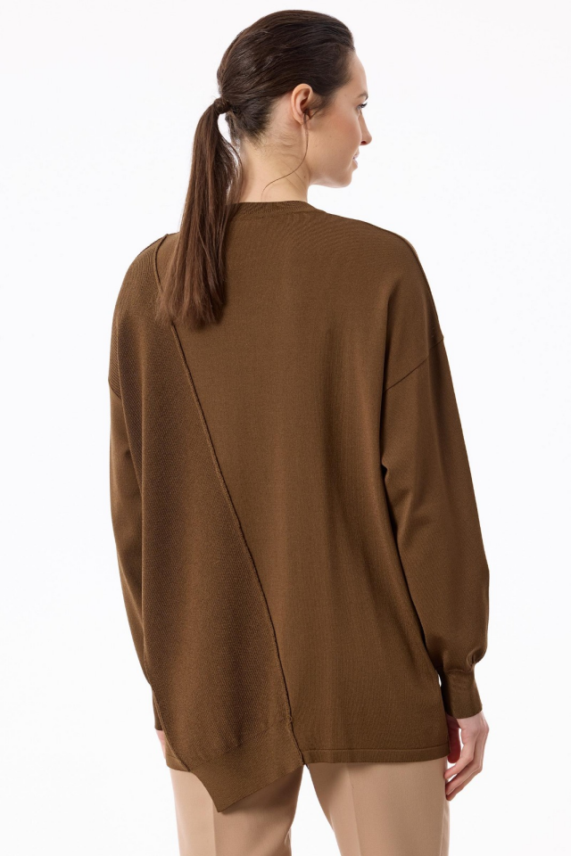 21872 ÖRGÜ DETAYLI RAYON TUNİK 1 - LACİVERT