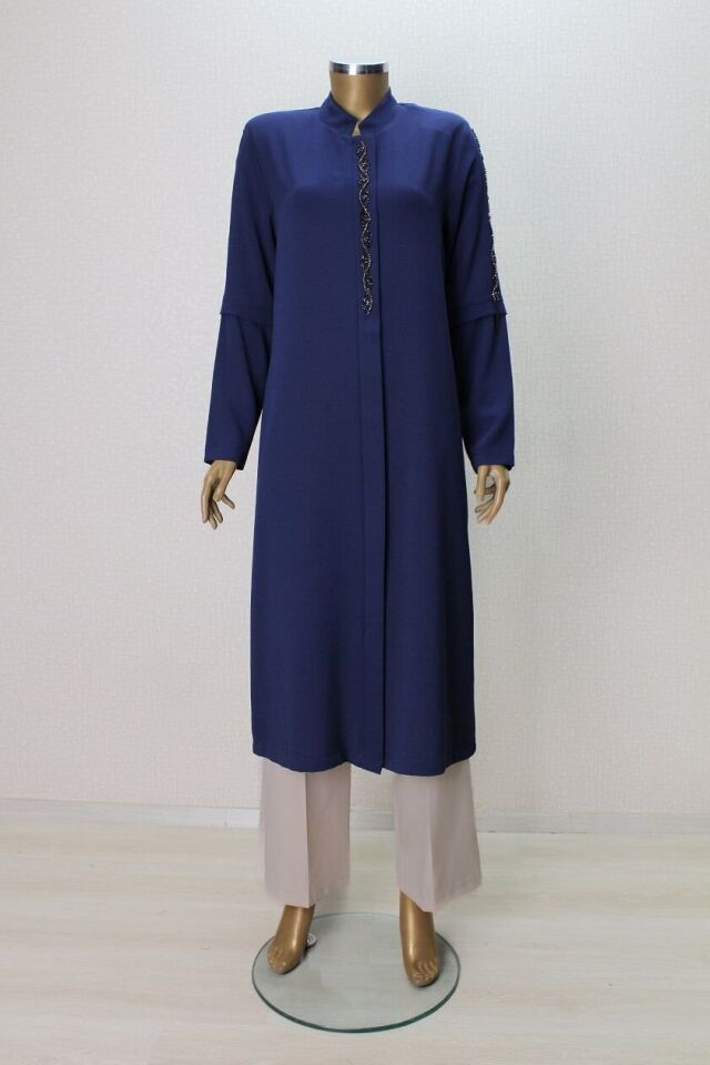 5011 KOLLARI VE ÖNÜ DAMLA TAŞLI HAKİM YAKA GİY ÇIK KAP QKS KAP 5011 #23-03#