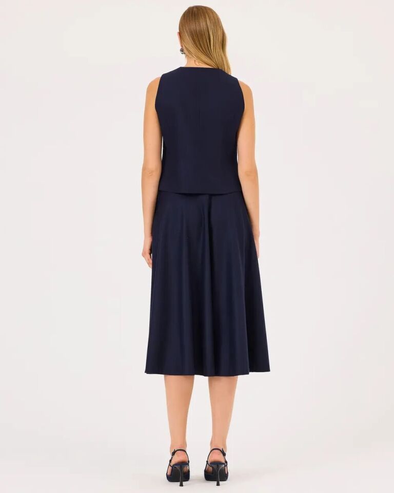 10012 BELİ MANŞETLİ KEMERLİ KLOŞ GÜNLÜK ŞIK ETEK