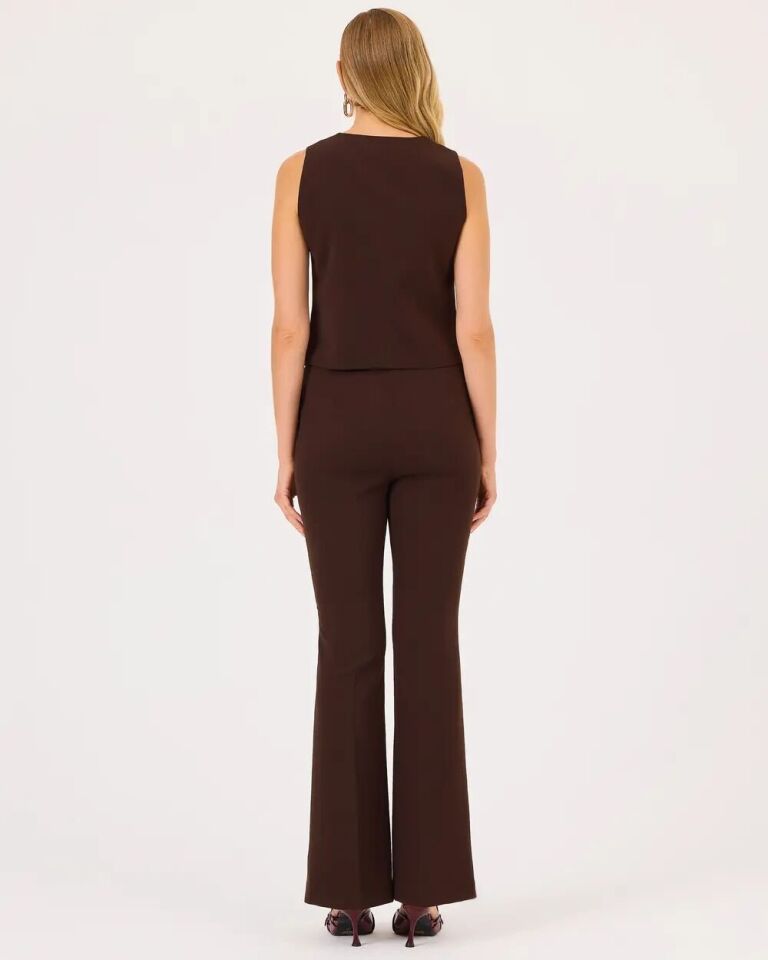 10004 ÖNÜ DÜĞMELİ CEP GÖRÜNÜMLÜ ASTARLI ŞIK GÜNLÜK CEKET