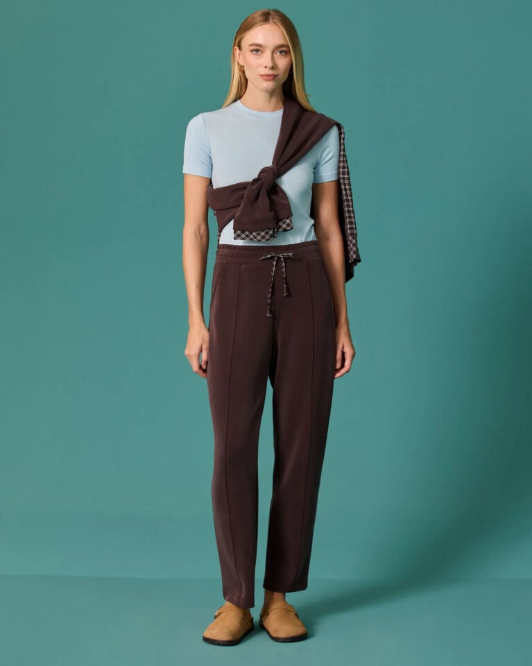 10025 YÜKSEK BEL RAHAT KESIM PANTALON #2026#