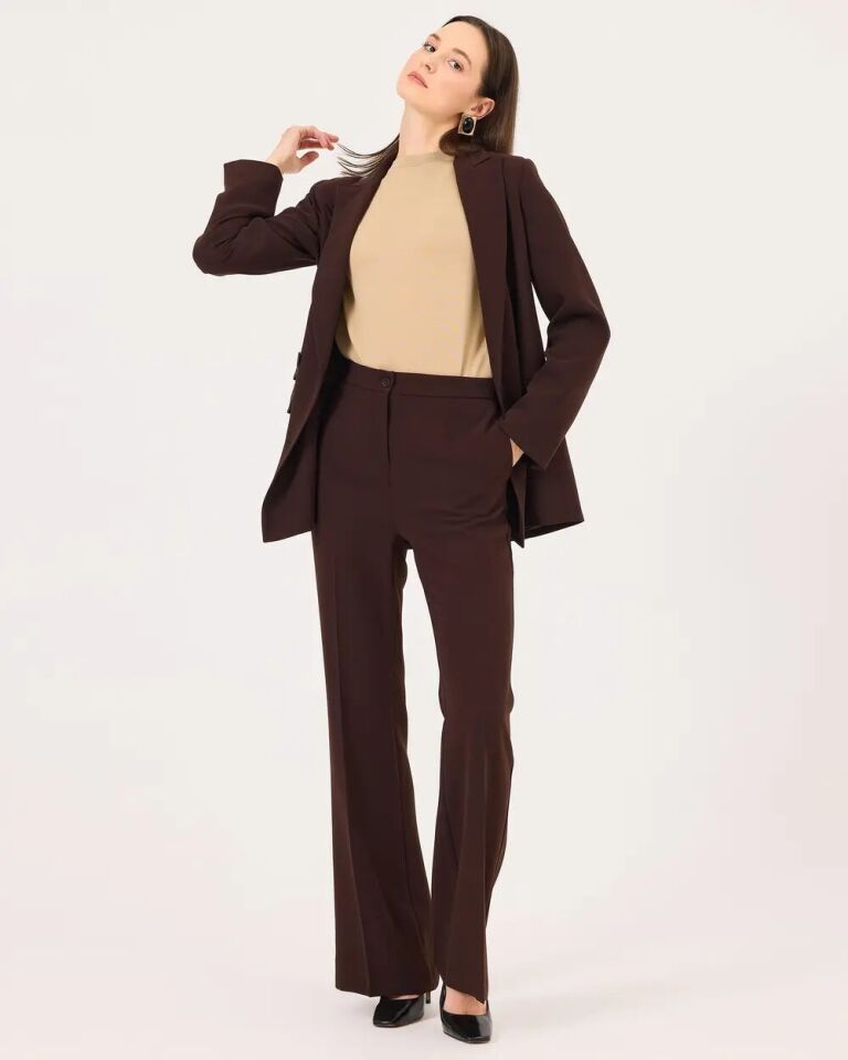 10002 CEPLİ MANŞETLİ DÖKÜMLÜ İSPANYOL PAÇA PANTOLON