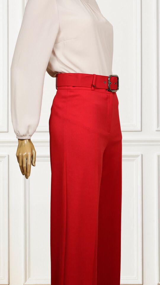 440 BELİ KEMERLİ BOL PAÇA PANTOLON QYS PANTOLON 440V #23-033