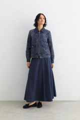 56074 ÖNDEN FERMUARLI CEKETİ BASKILI ETEĞİN BELİ LASTİKLİ ETEKLİ TAKIM #10-25#