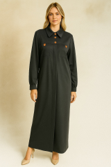 65005 ÖNDEN DÜĞMELİ CEPLİ KAP #10-25#