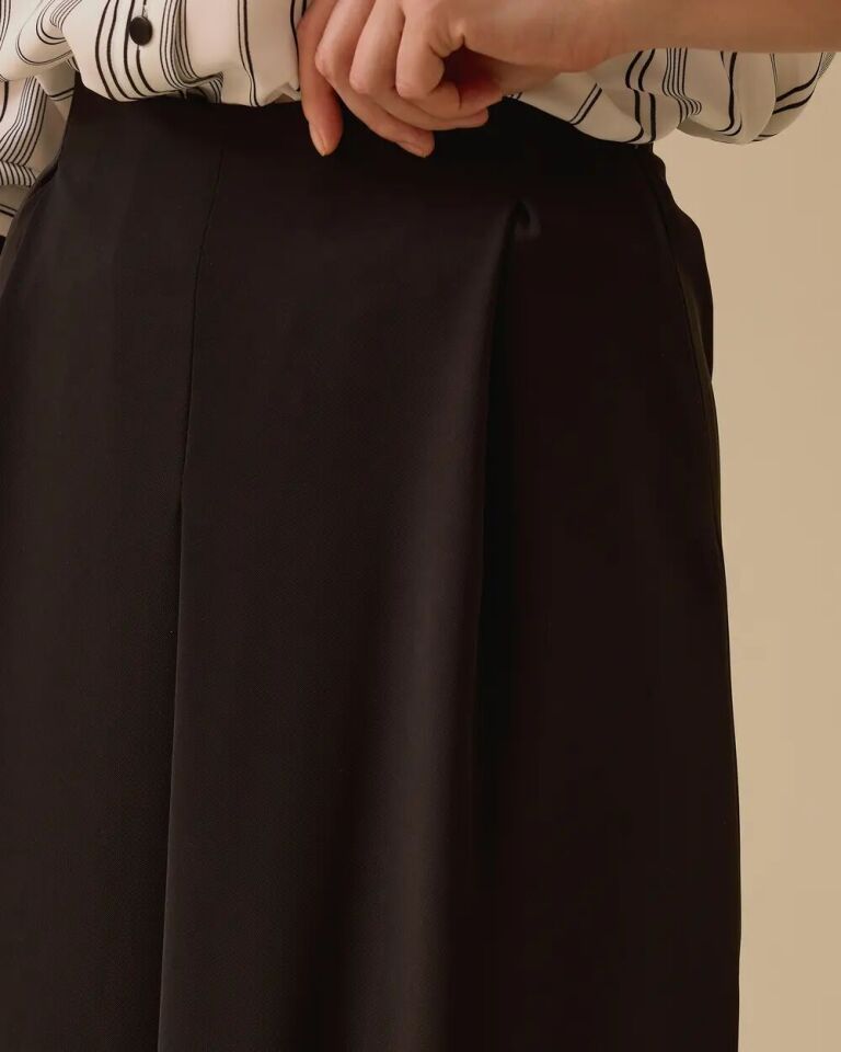 1008 BELİ FERMUARLI ETEK PANTOLON #03-25#