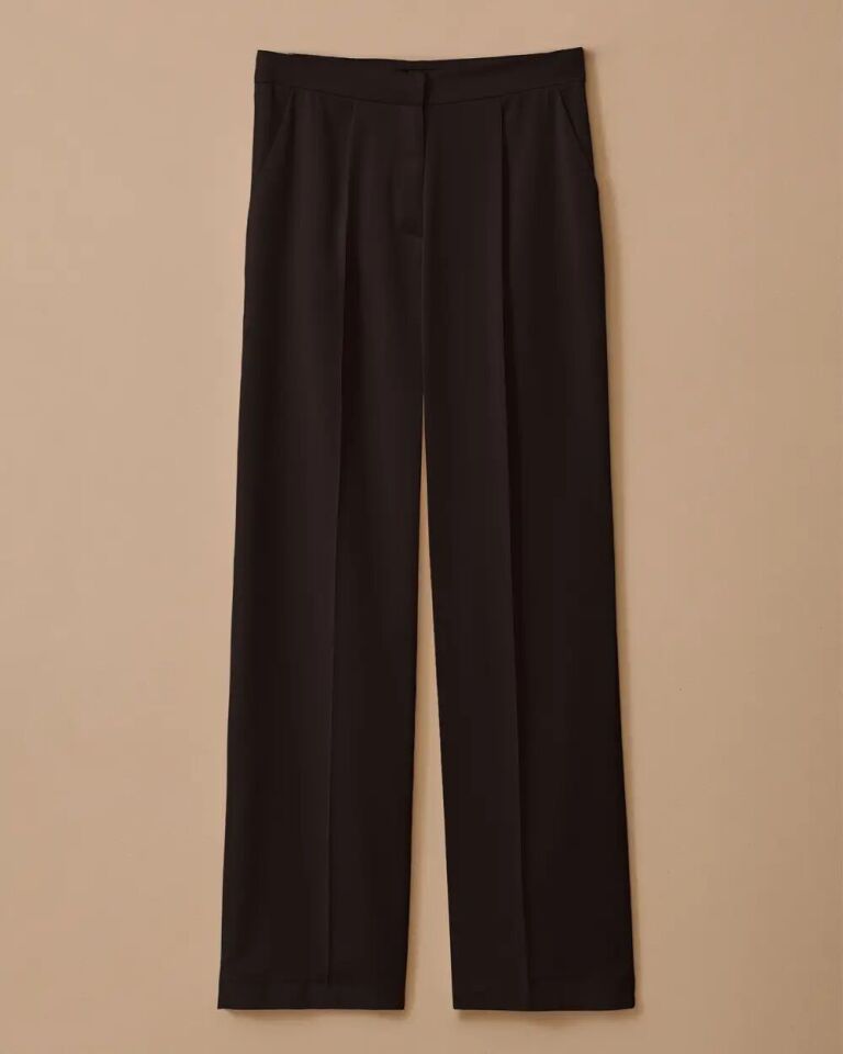 10022 BELİ GİZLİ DÜĞMELİ CEPLİ ÖNÜ FERMUARLI PANTOLON #03-25#