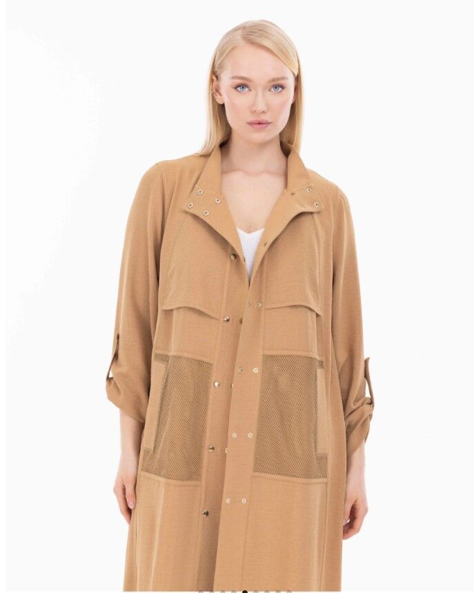 1001 PARDESÜ ÖNÜ ÇİFT ÇIT ÇIT DÜPMELİ FİLE CEPLİ KATLANABİLİR KOLLU PARDESÜ QYS PARDESÜ 232801001 #23-04#