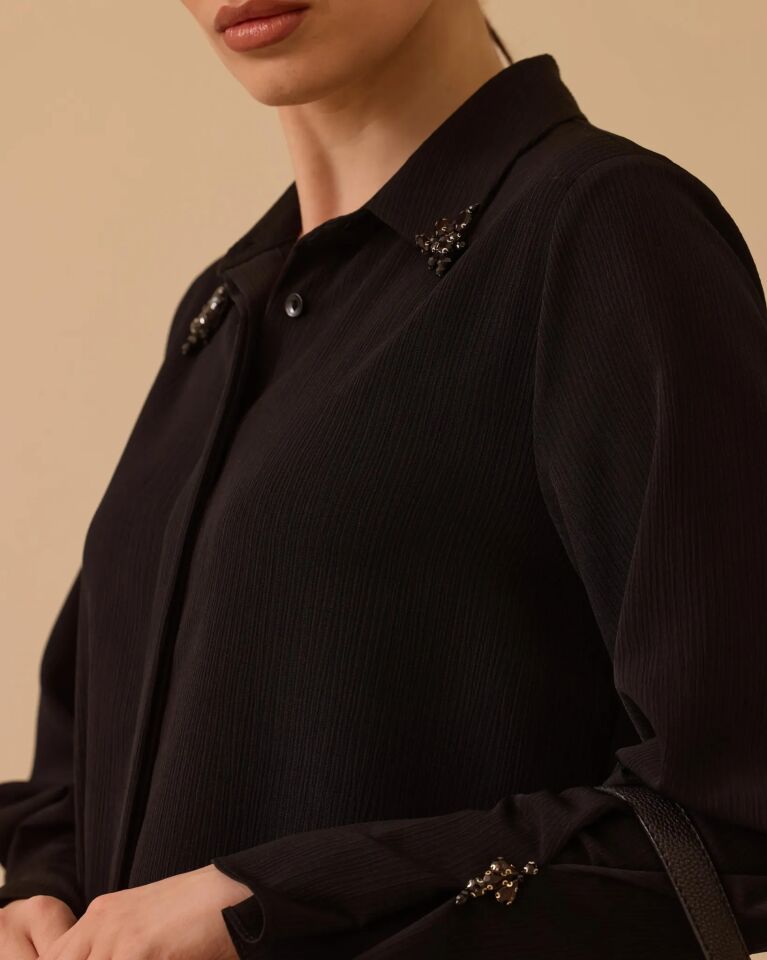 1008 TAŞ DETAYLI GÖMLEK  #26#