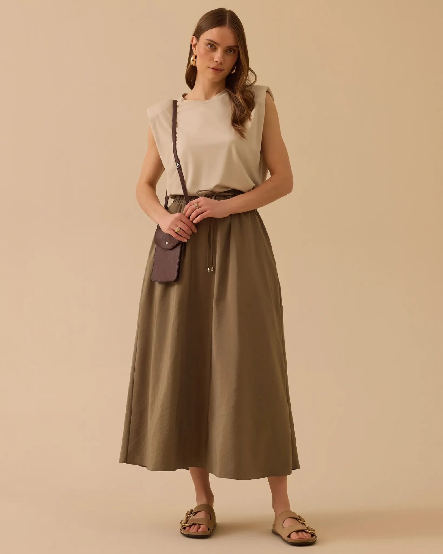 1018 BAĞCIKLI UZUN ETEK #26#