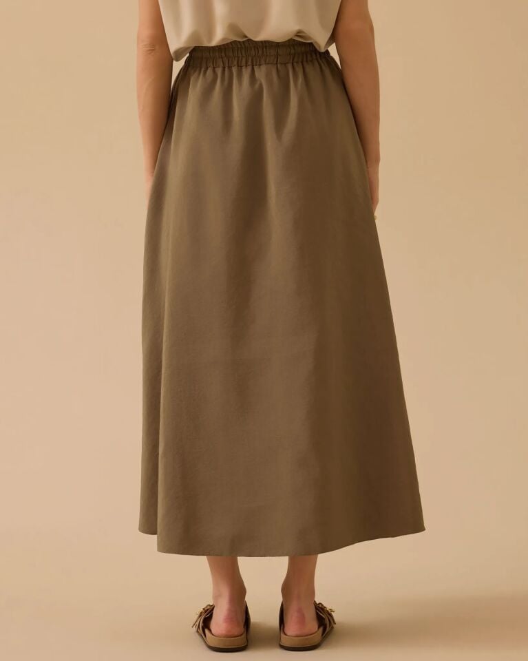 1018 BAĞCIKLI UZUN ETEK #26#