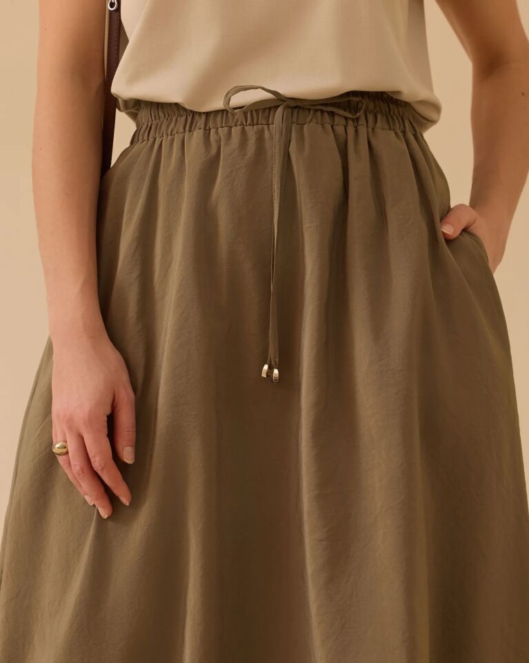 1018 BAĞCIKLI UZUN ETEK #26#