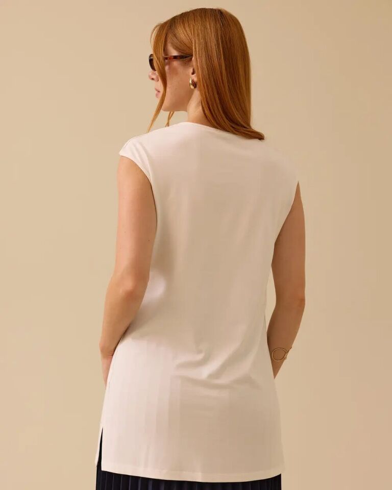 1001 SIFIR YAKA SIFIR KOL KOLSUZ T-SHİRT #03-25#