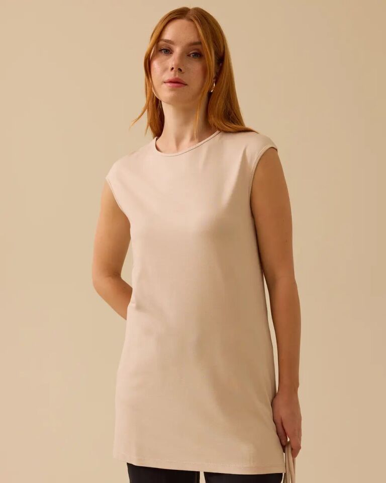 1001 SIFIR YAKA SIFIR KOL KOLSUZ T-SHİRT #03-25#